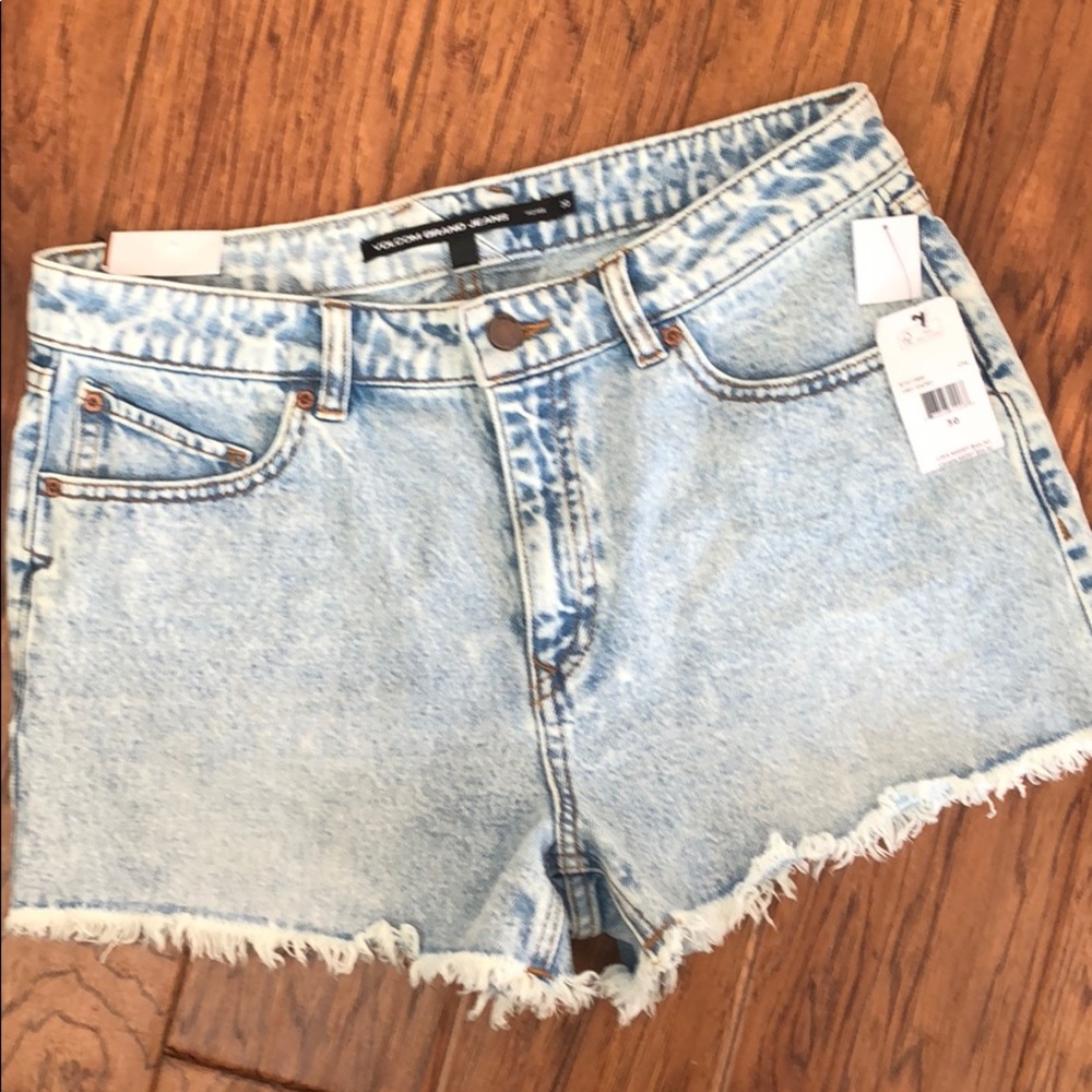 NWT Volcom Denim Shorts